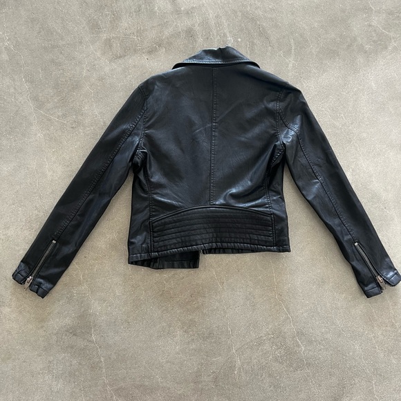 Blank NYC Women’s Moto Faux Leather Jacket XS - Picture 3 of 3